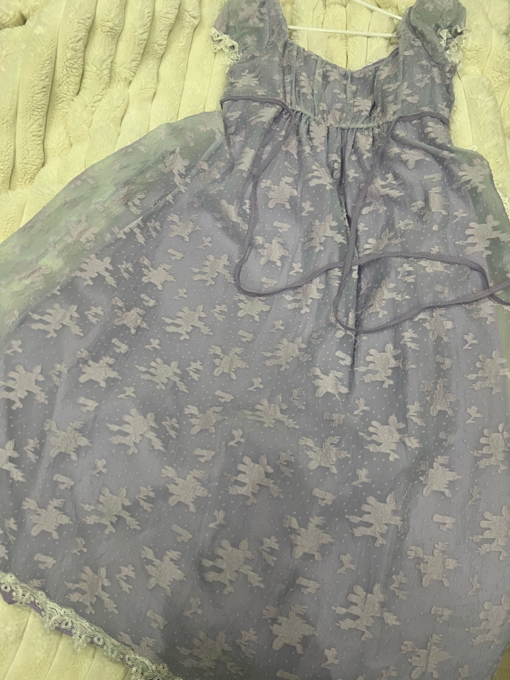 LaceMade Monet's Irises Regency Dress (0XL/US 10) - Picture 4 of 7